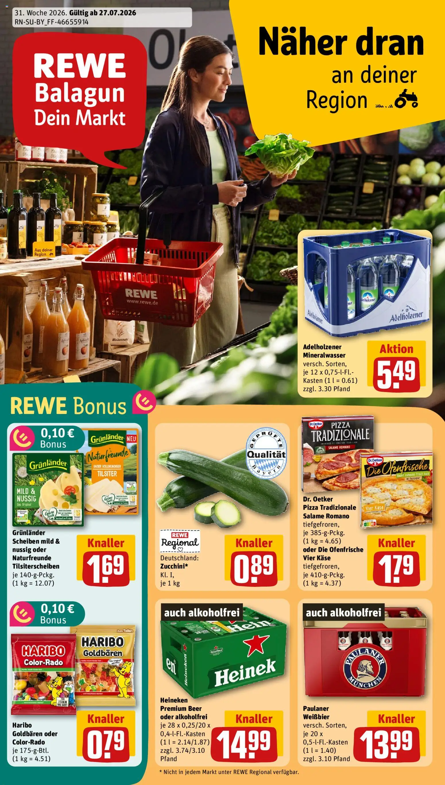 Voorbeeld van Rewe DE - DE Folder van winkel Rewe DE geldig vanaf 27-07-2026