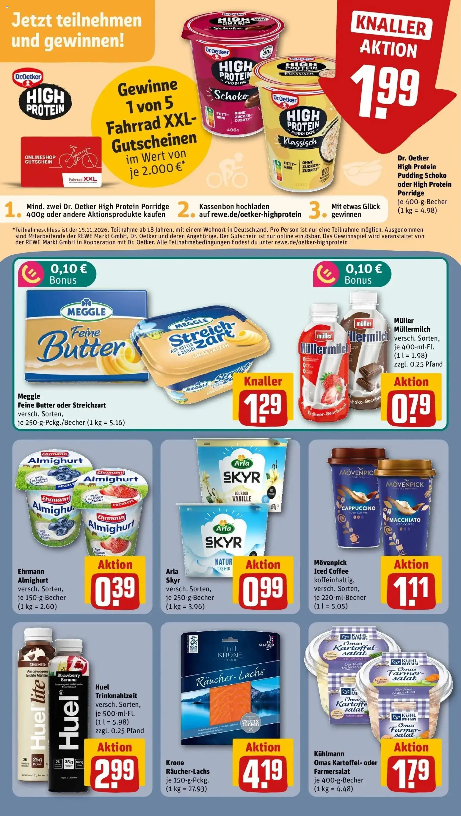 Vorschau von dem Prospekt des Geschäftes Rewe, gültig ab dem 19.10.2026
