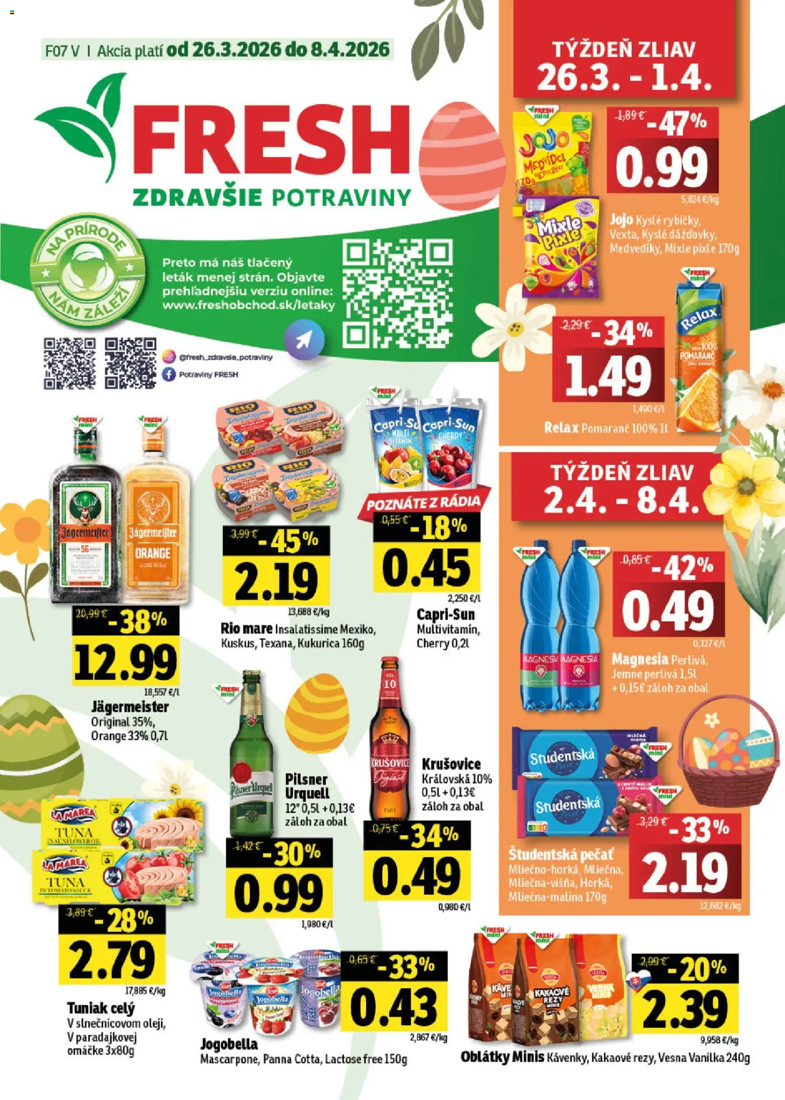 Fresh Fresh východné Slovensko od 26.03.2026 > Potraviny online