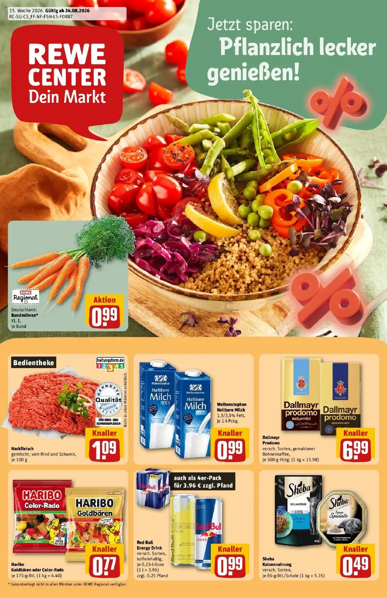 Vorschau von dem Prospekt des Geschäftes Rewe, gültig ab dem 24.08.2026