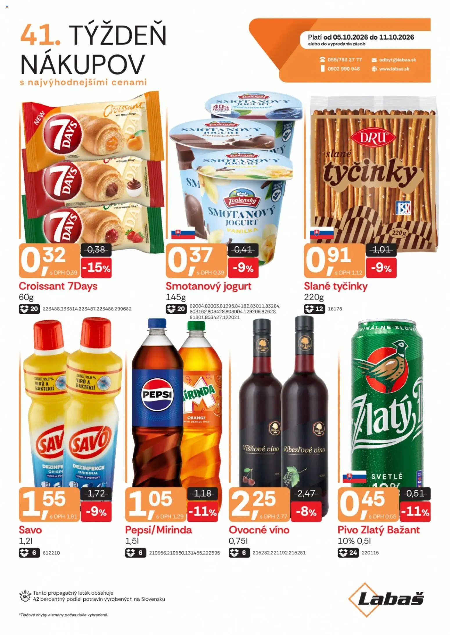 Náhľad Labaš letáku platného od 05.10.2026