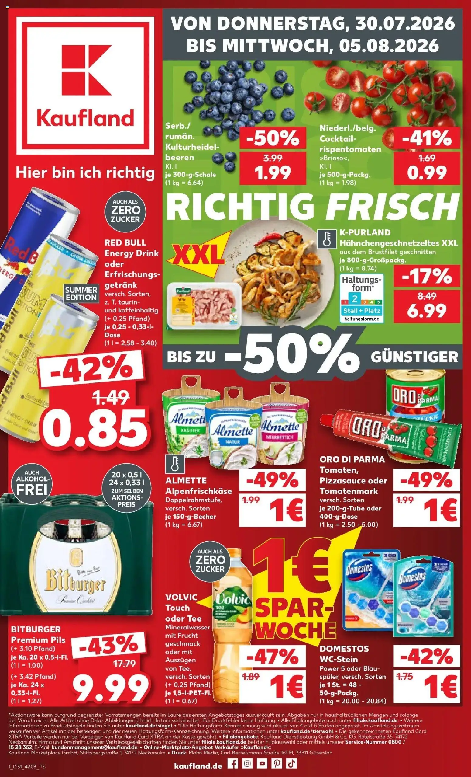 Vorschau von dem Prospekt des Geschäftes Kaufland, gültig ab dem 30.07.2026