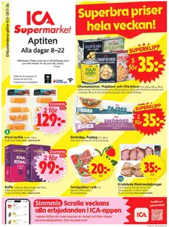 Förhandsgranska reklamblad ICA Supermarket erbjudanden från butik ICA Supermarket gäller från 04/05/2026