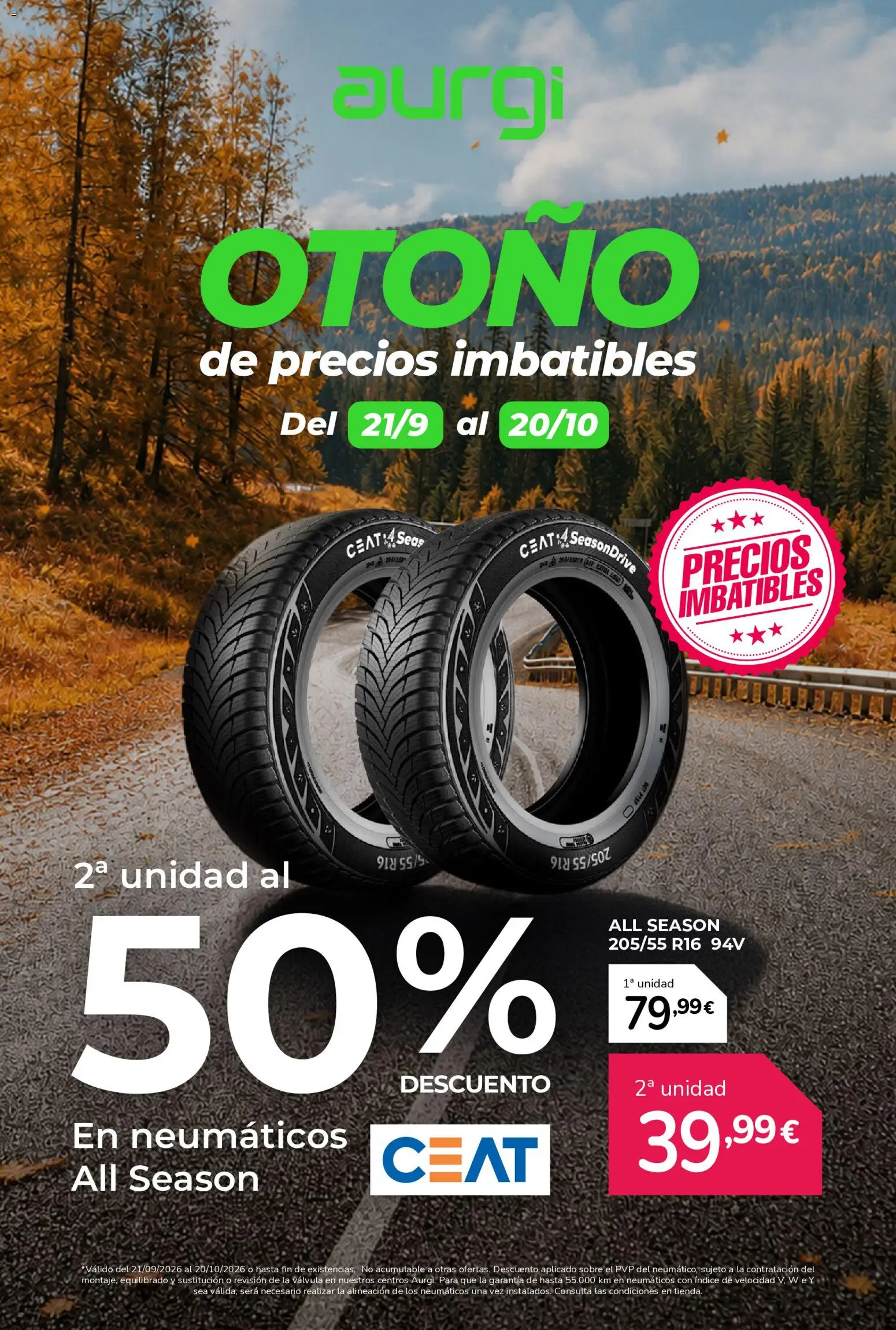 Vista previa del folleto de la tienda Aurgi válido desde el 21/09/2026 
