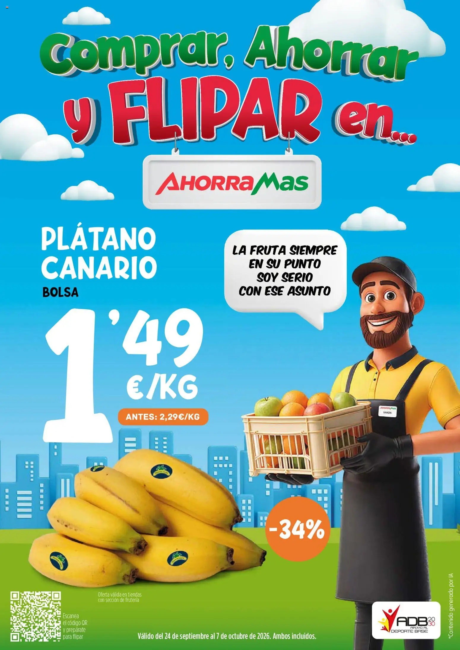 Vista previa del folleto de la tienda AhorraMas válido desde el 24/09/2026 