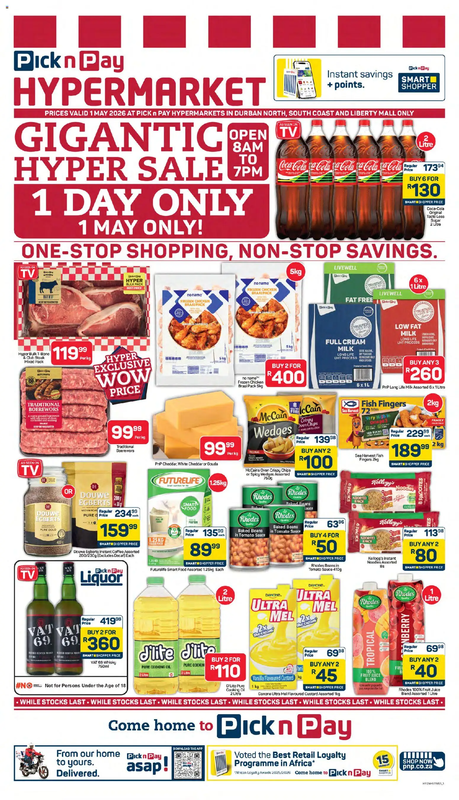 Preview of Pick n Pay flyer valid from 01/05/2026
