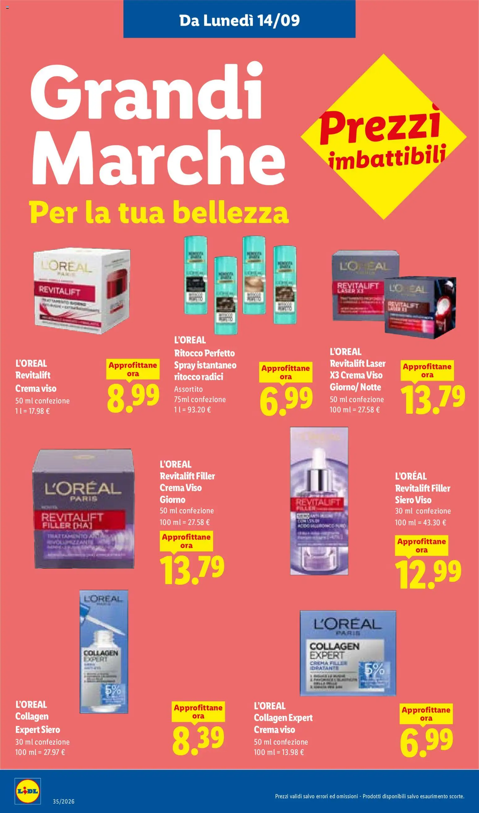 Anteprima dell'opuscolo Lidl volantino dal negozio Lidl valido da 10/09/2026 - Crema, Crema viso