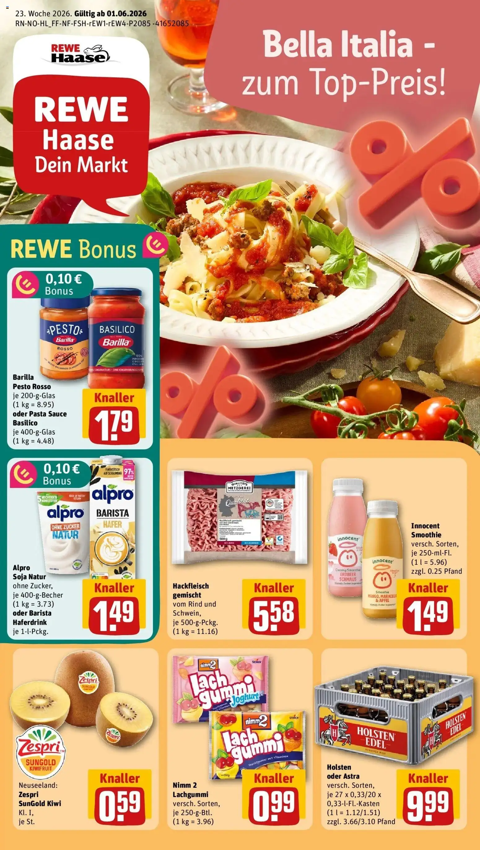 Vorschau von dem Prospekt des Geschäftes Rewe, gültig ab dem 01.06.2026