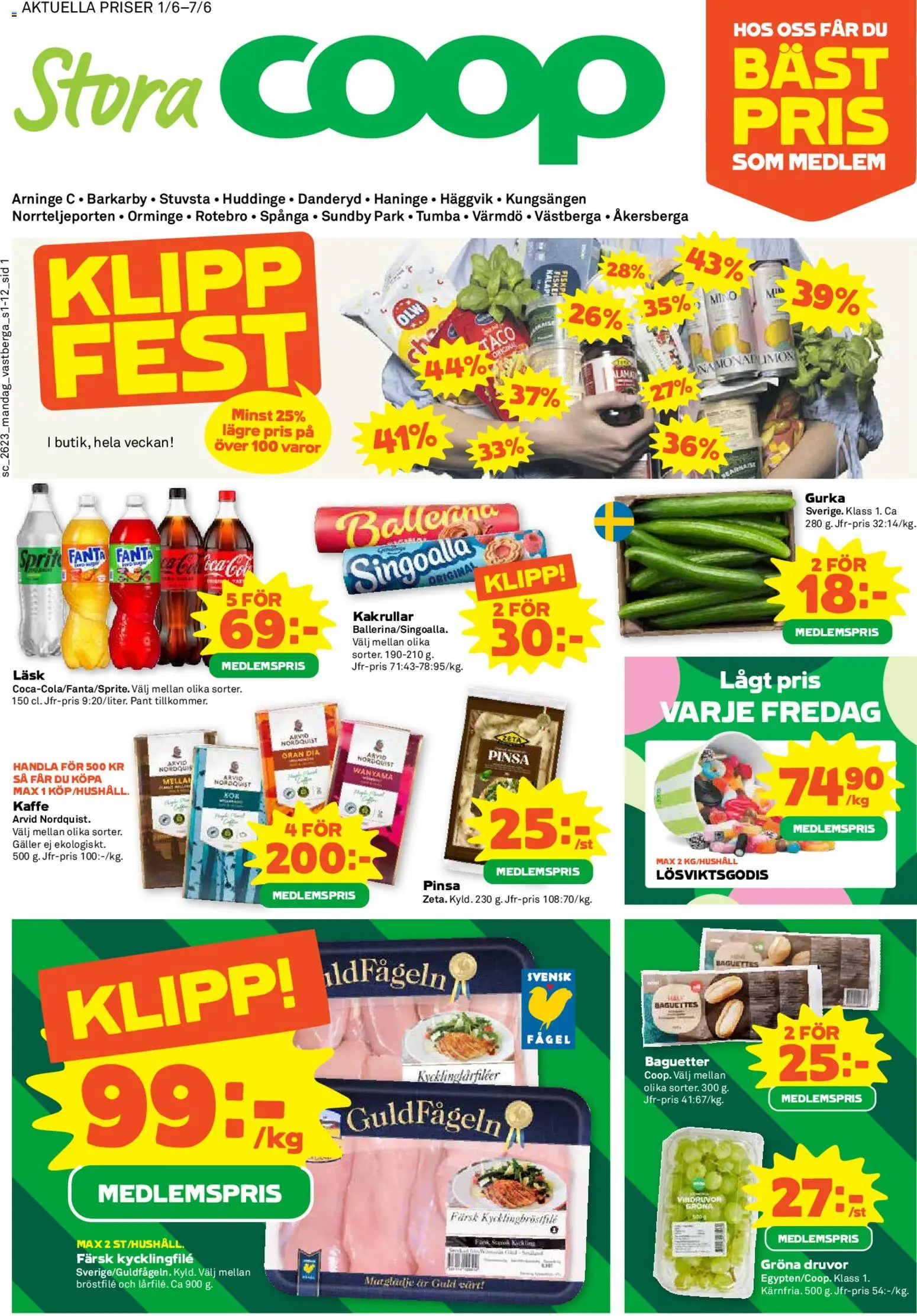 Förhandsgranska reklamblad Coop Forum erbjudanden från butik Coop Forum gäller från 01/06/2026