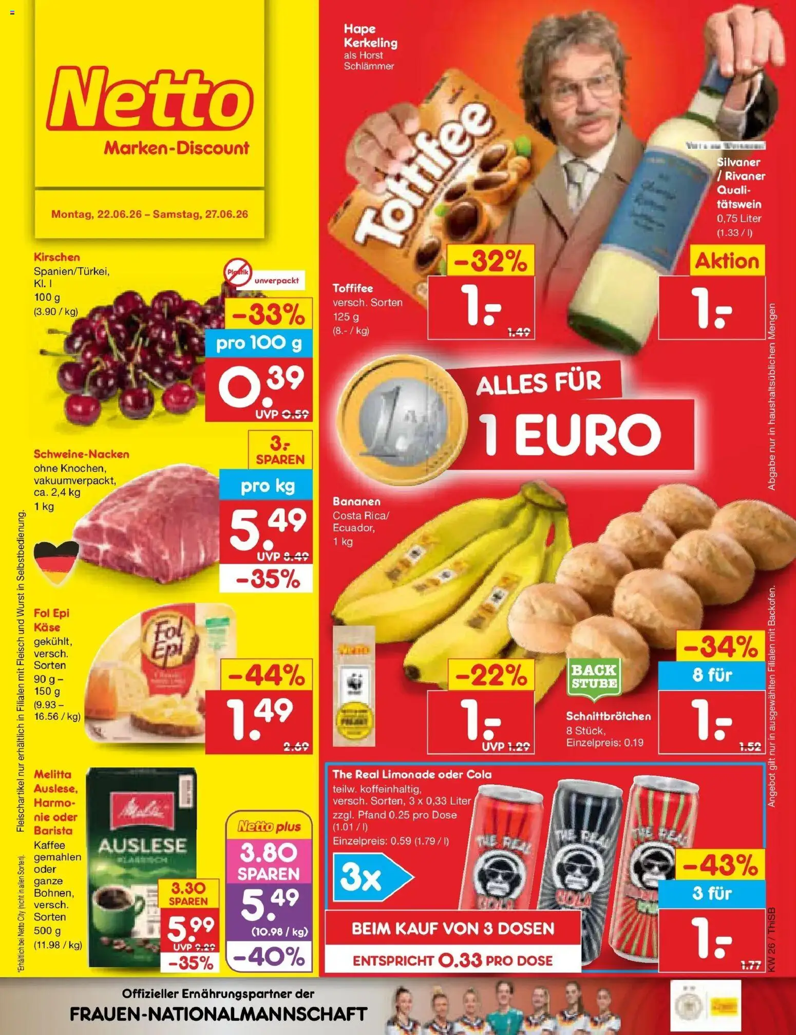 Vorschau von dem Prospekt des Geschäftes Netto Marken-Discount, gültig ab dem 22.06.2026