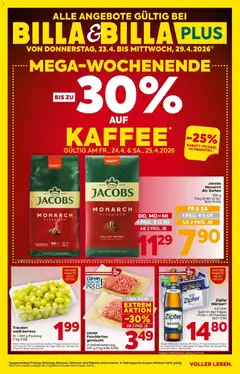 Vorschau der Angebote: Billa Billa Flugblatt - Kitzbuehel, Zell Am Ziller, Brixlegg gültig ab 23.04.2026