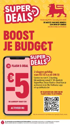 Voorbeeld van Delhaize Folder van winkel Delhaize geldig vanaf 05/11/2026