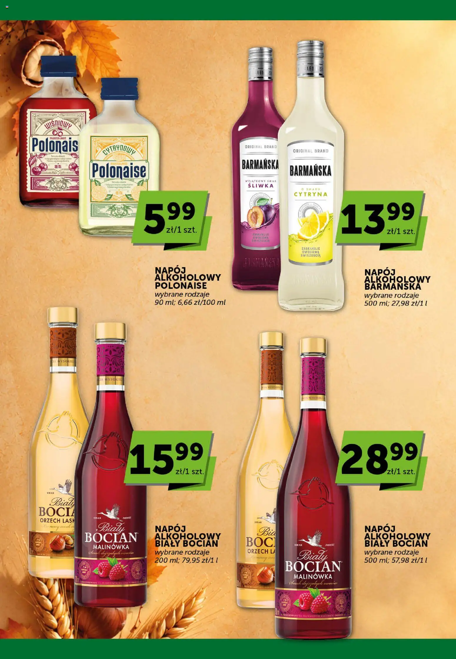 Pogląd gazetki "Euro Sklep gazetka - Oferta alkoholowa" ze sklepu Euro Sklep ważnej od 15.10.2026 - Cytryna, Biały Bocian