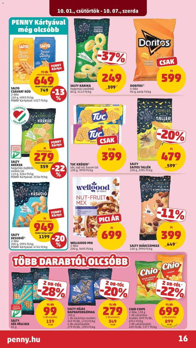 Új Penny akciós újság 10.01.