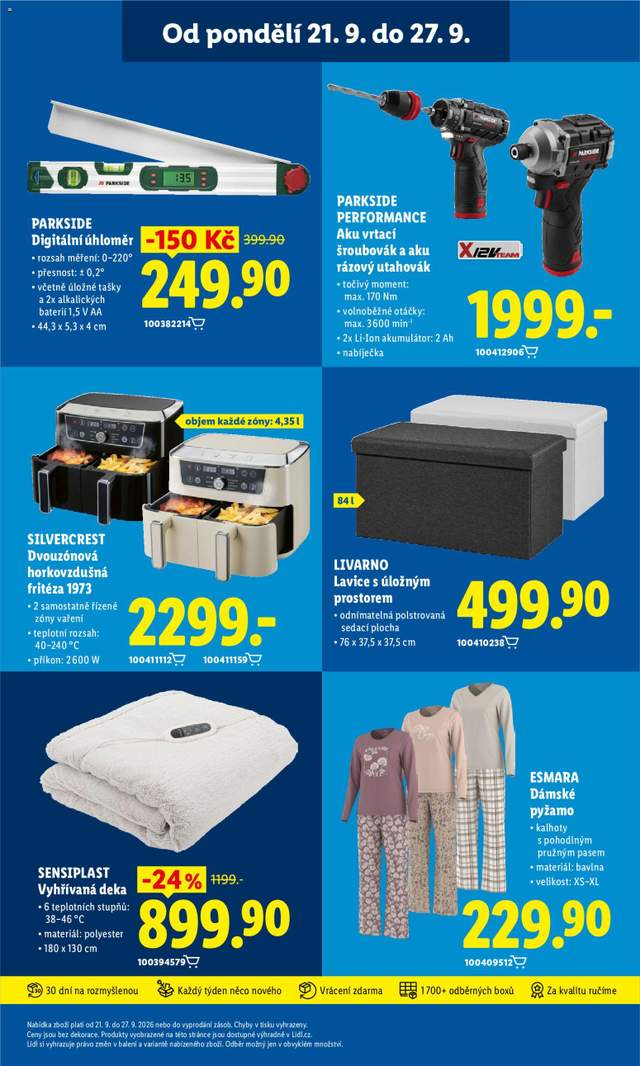 Nový Lidl leták od 21.09.