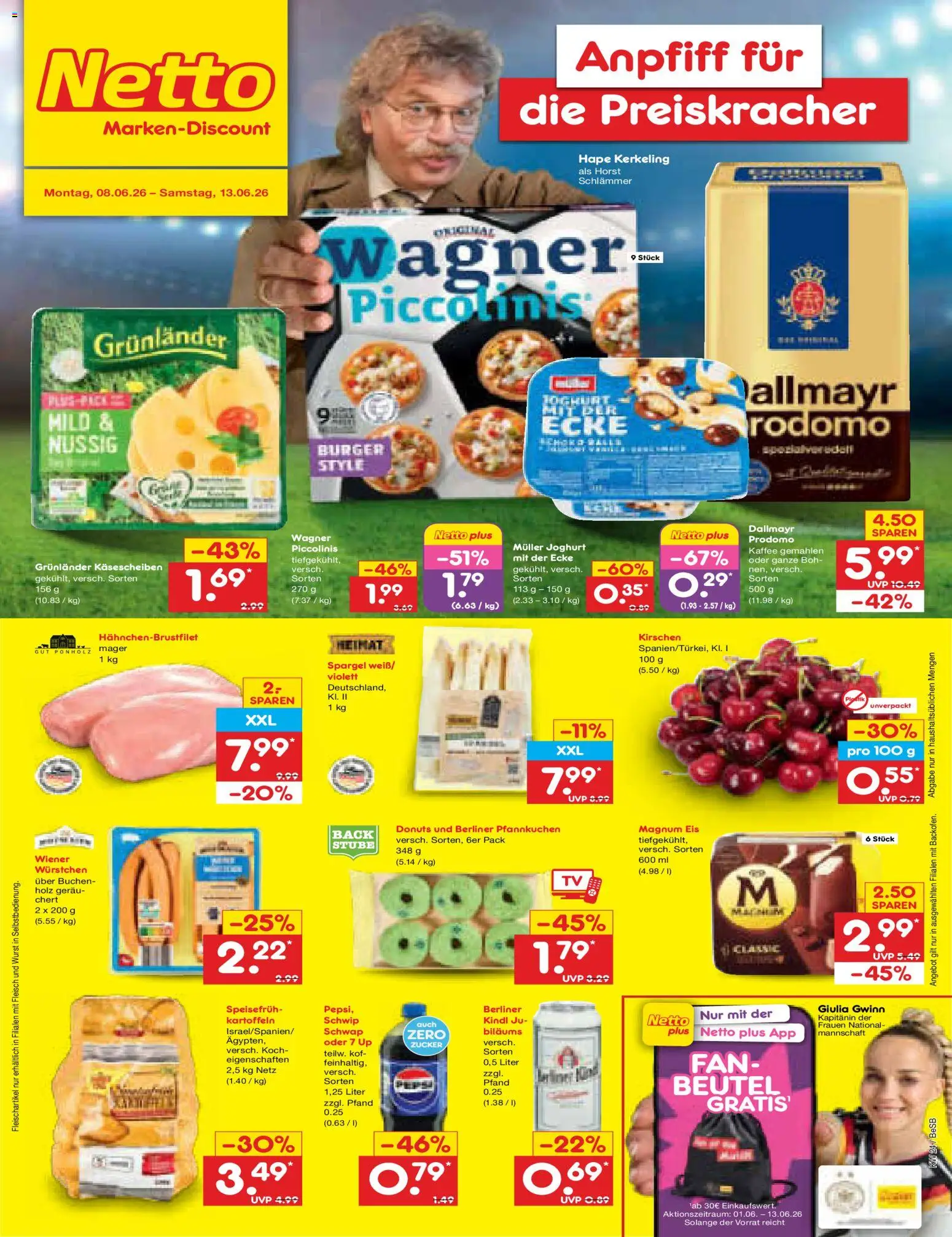 Vorschau von dem Prospekt des Geschäftes Netto Marken-Discount, gültig ab dem 08.06.2026