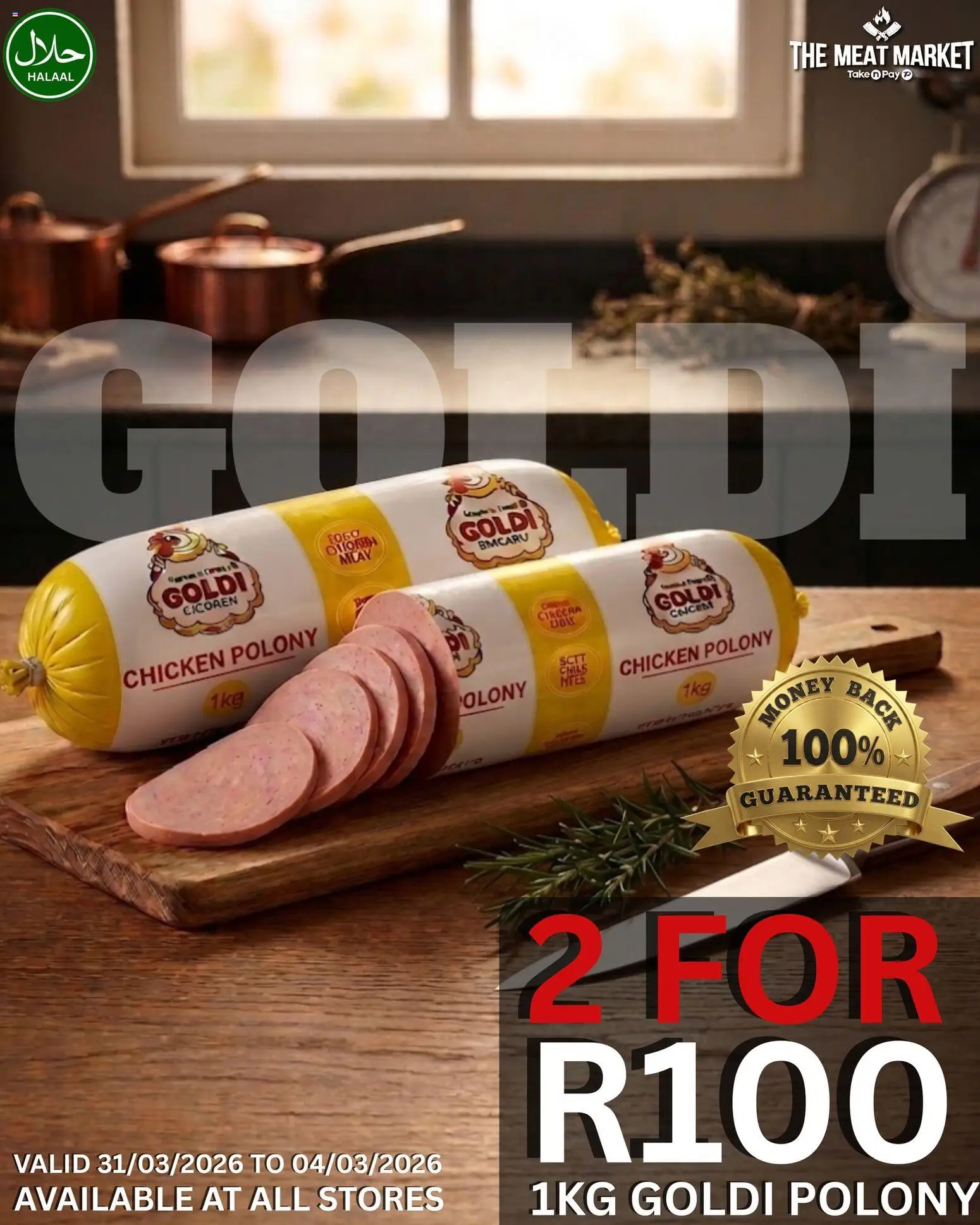 Preview of Take n Pay flyer valid from 31/03/2026 - Chicken, Polony