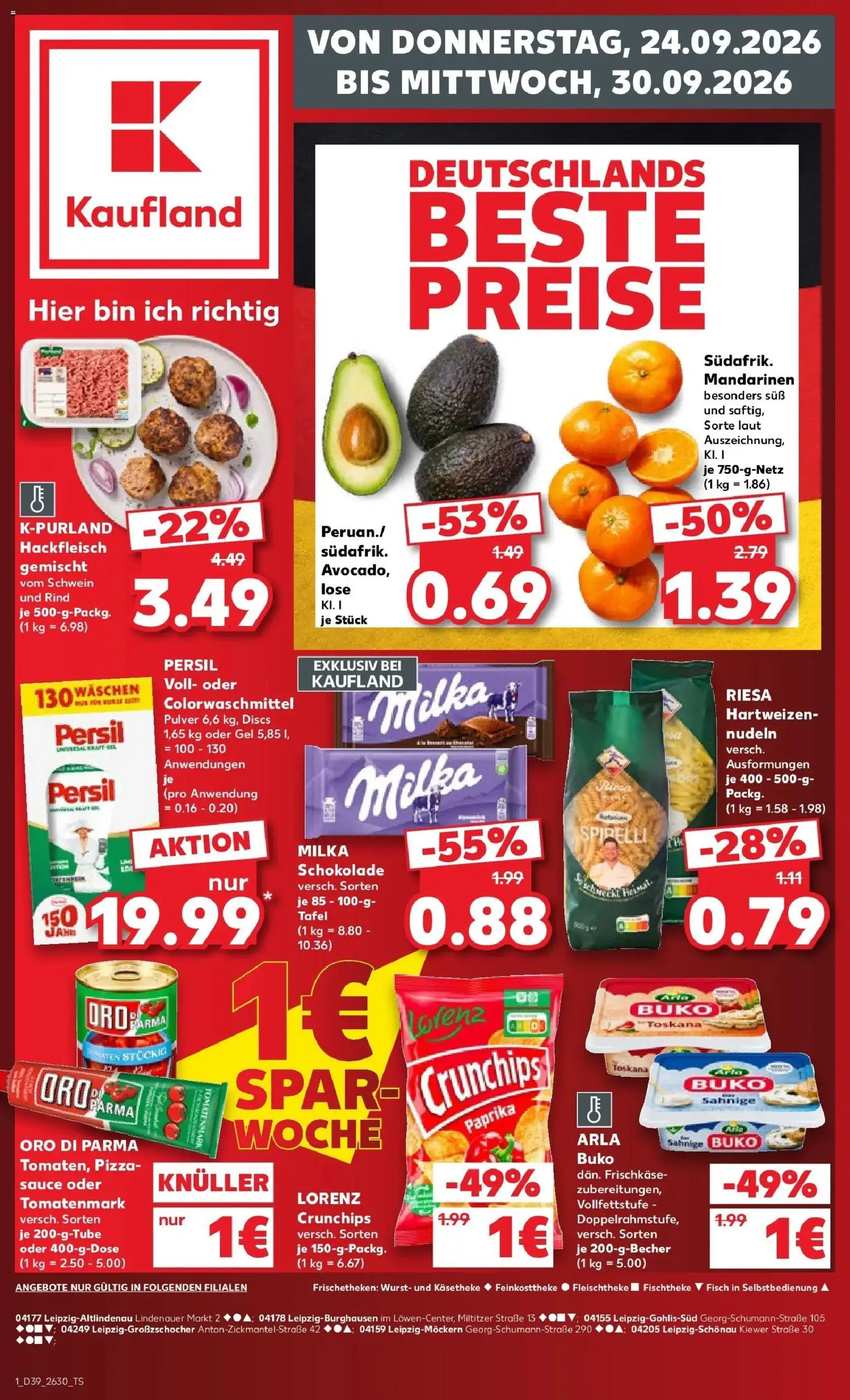 Vorschau von dem Prospekt des Geschäftes Kaufland, gültig ab dem 24.09.2026