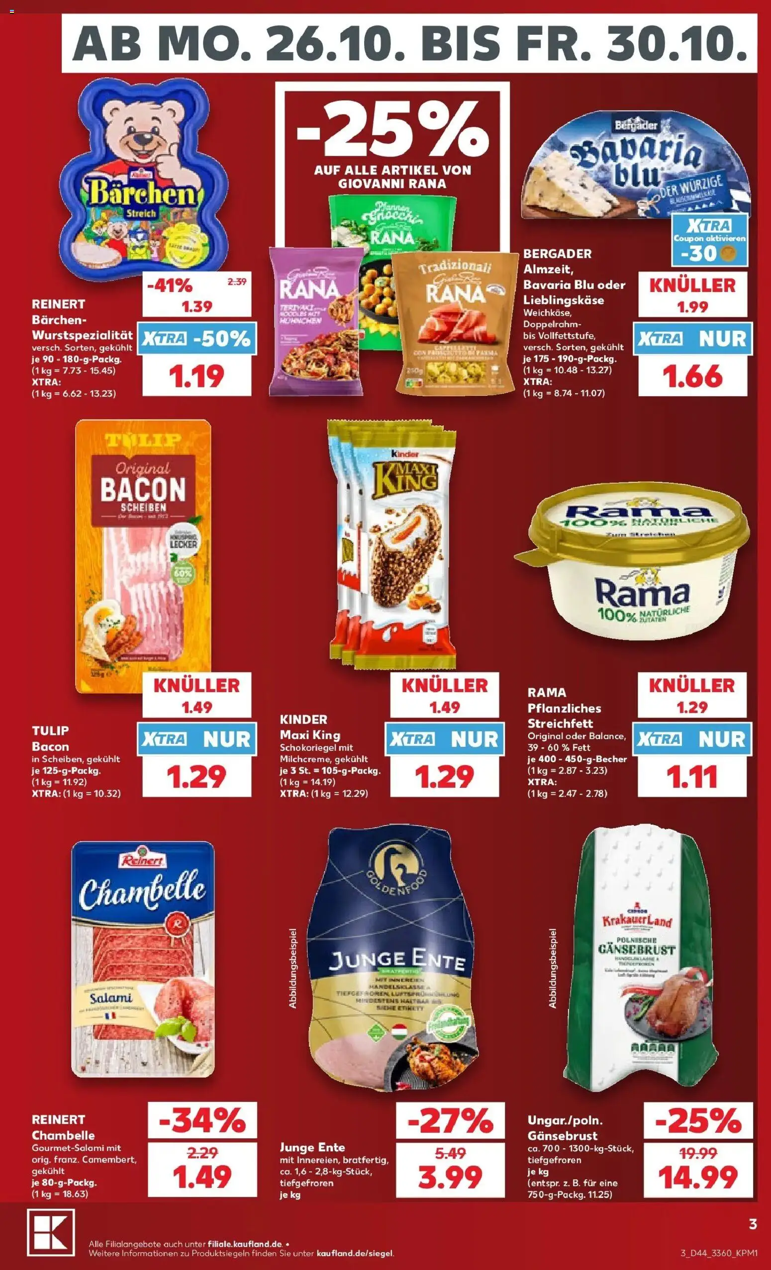 Vorschau von dem Prospekt des Geschäftes Kaufland, gültig ab dem 26.10.2026