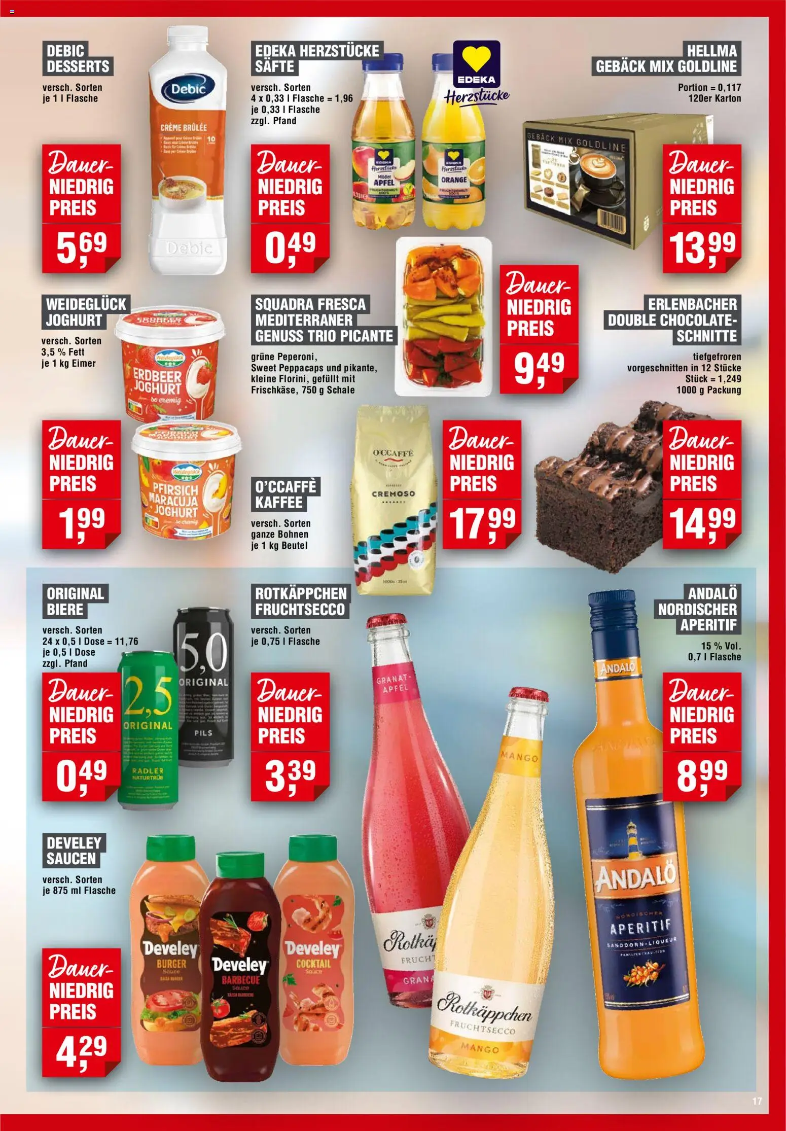 Vorschau von dem Prospekt des Geschäftes Handelshof, gültig ab dem 05.11.2026 - Mango, Burger, Kaffee, Äpfel, Joghurt, Sanddorn, Pfirsich, Radler