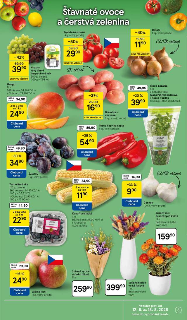 Nový Tesco leták od 12.08.