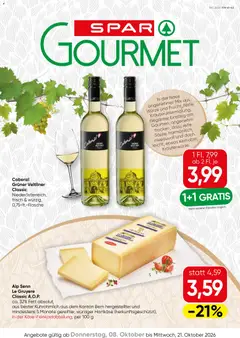 Vorschau der Angebote: SPAR Gourmet SPAR Gourmet Flugblatt gültig ab 08.10.2026