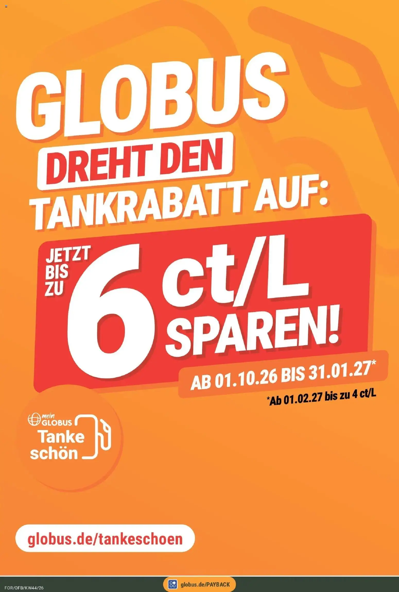 Vorschau von dem Prospekt des Geschäftes Globus, gültig ab dem 26.10.2026