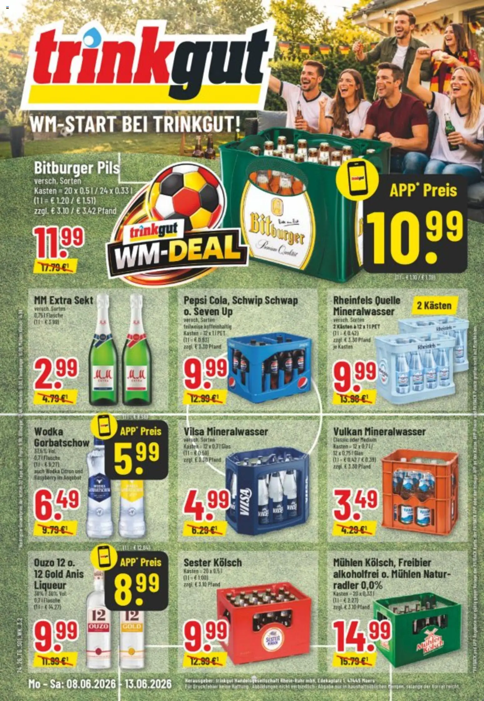 Vorschau von dem Prospekt des Geschäftes Trinkgut, gültig ab dem 08.06.2026
