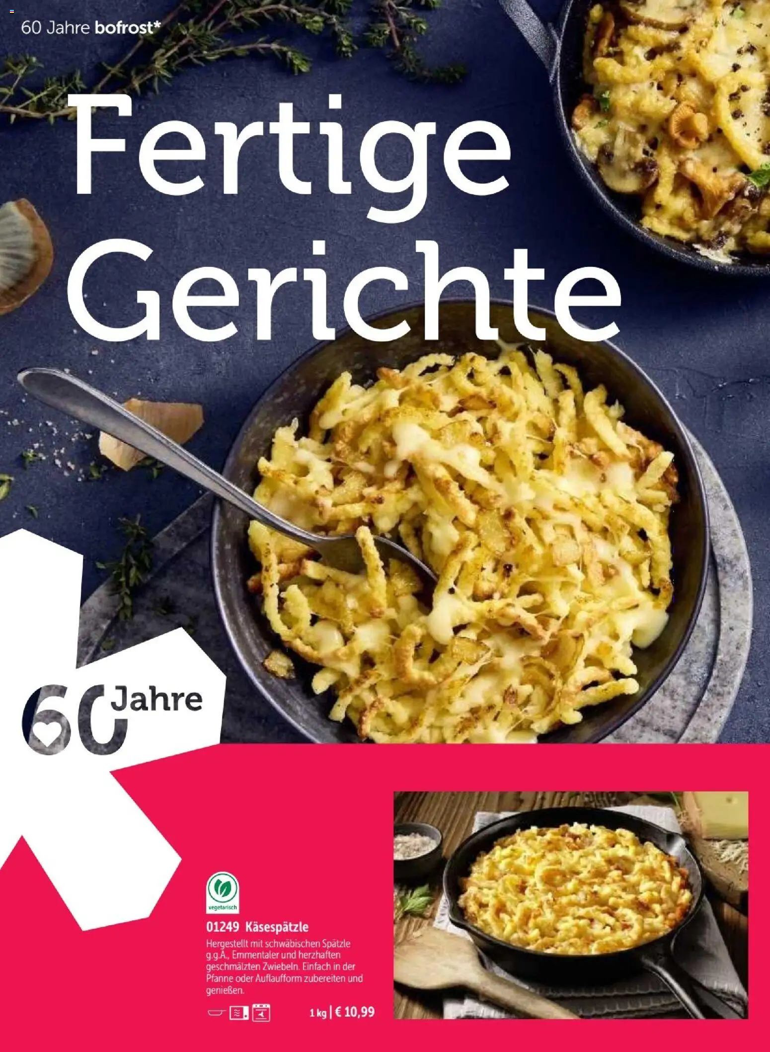 Vorschau von dem Prospekt des Geschäftes Bofrost, gültig ab dem 07.09.2026 - Gerichte