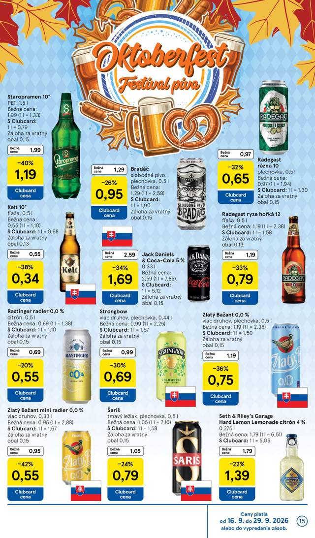 Nový Tesco leták od 16.09.