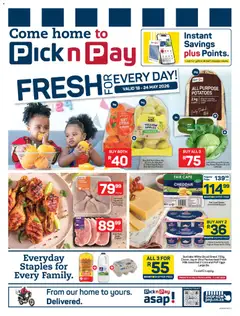Preview of Pick n Pay flyer valid from 18/05/2026