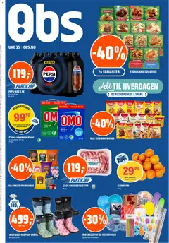 Forhåndsvis Coop Obs kundeavis fra butikk Coop Obs gyldig fra 24/08/2026
