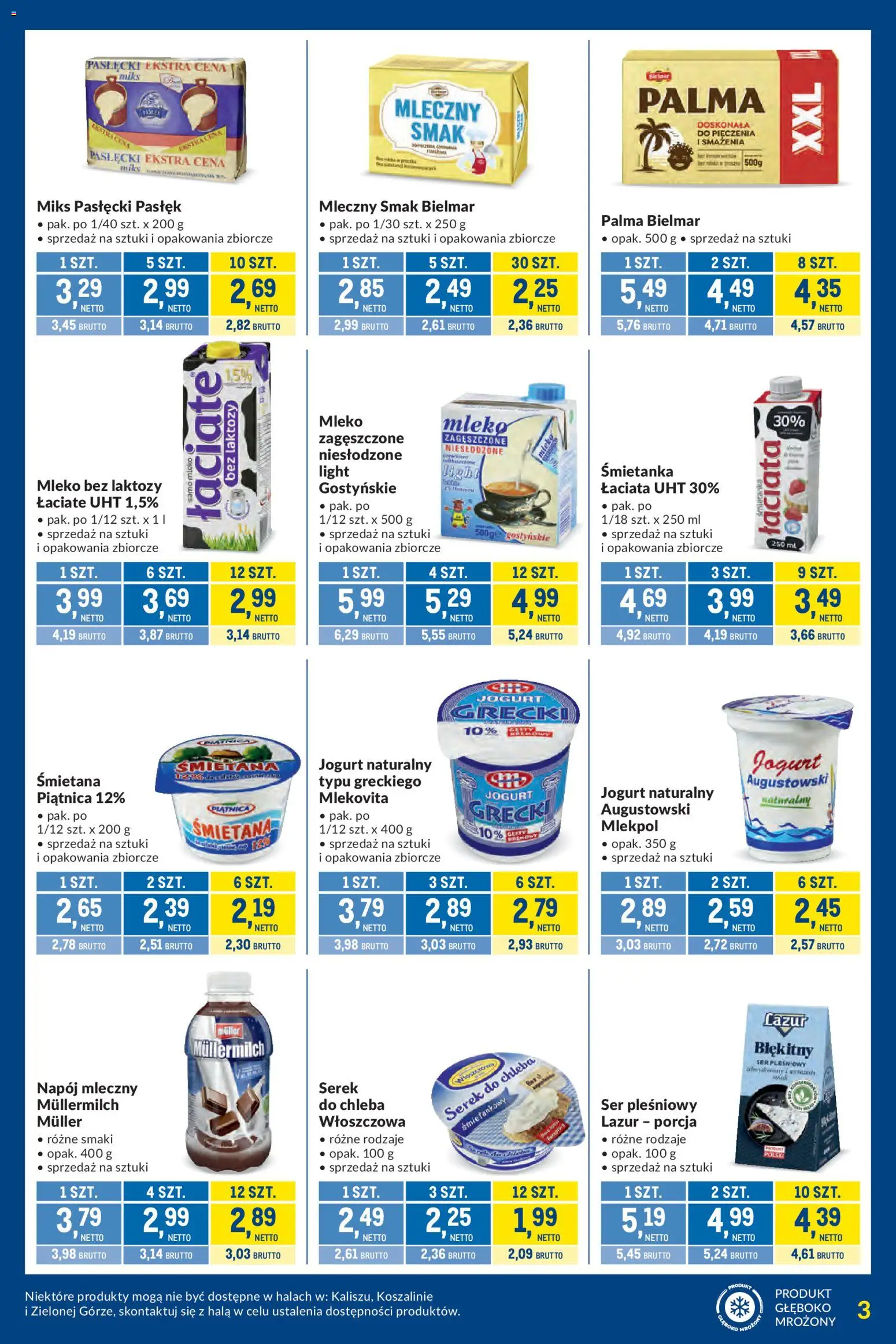 Pogląd gazetki "Makro gazetka - Kupujesz więcej płacisz mniej" ze sklepu Makro ważnej od 27.10.2026 - Mleko, Palma, Ser, Piątnica, Mleko bez laktozy, Jogurt, Ser pleśniowy, Serek