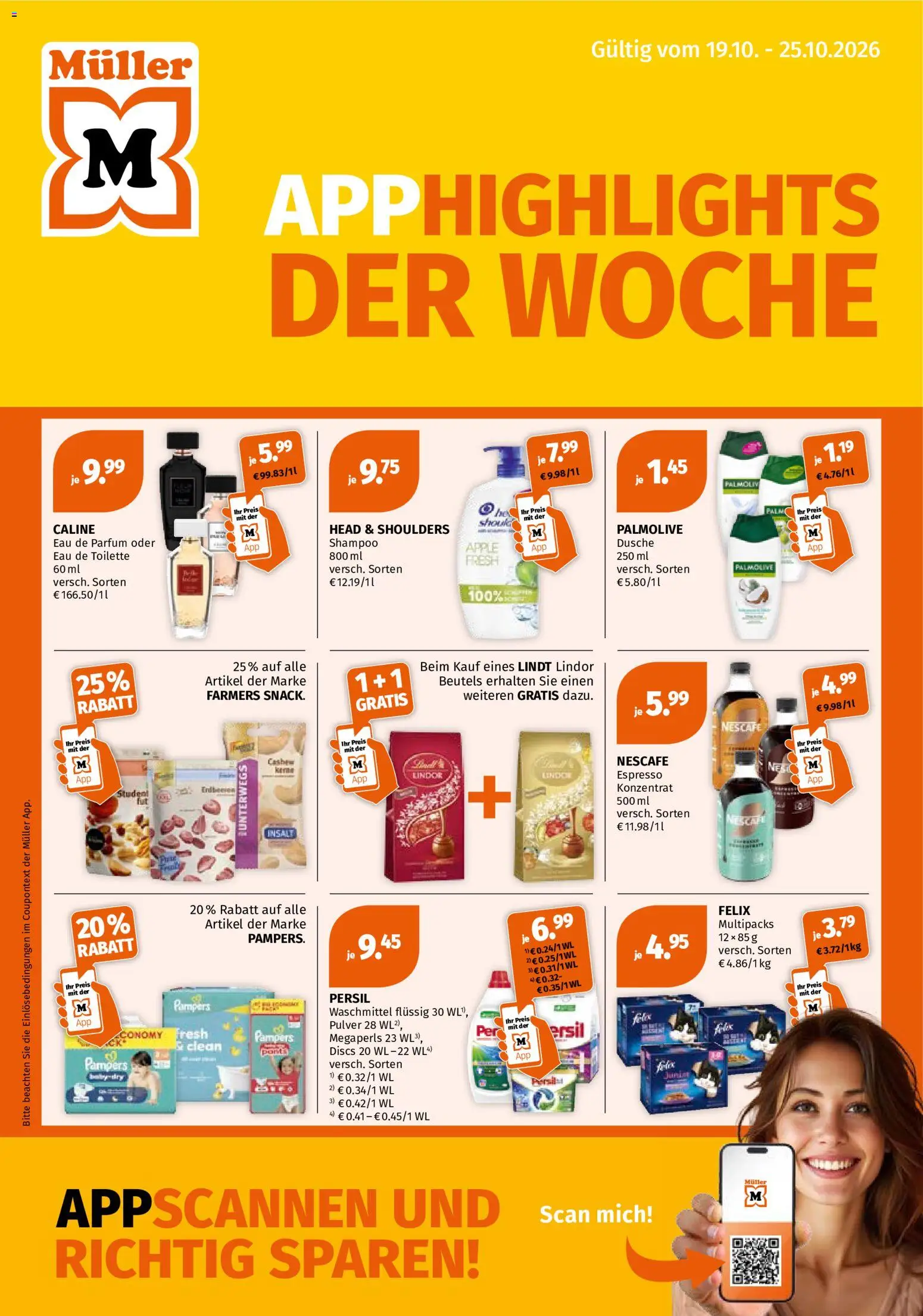 Vorschau der Angebote: Müller Müller Flugblatt gültig ab 19.10.2026