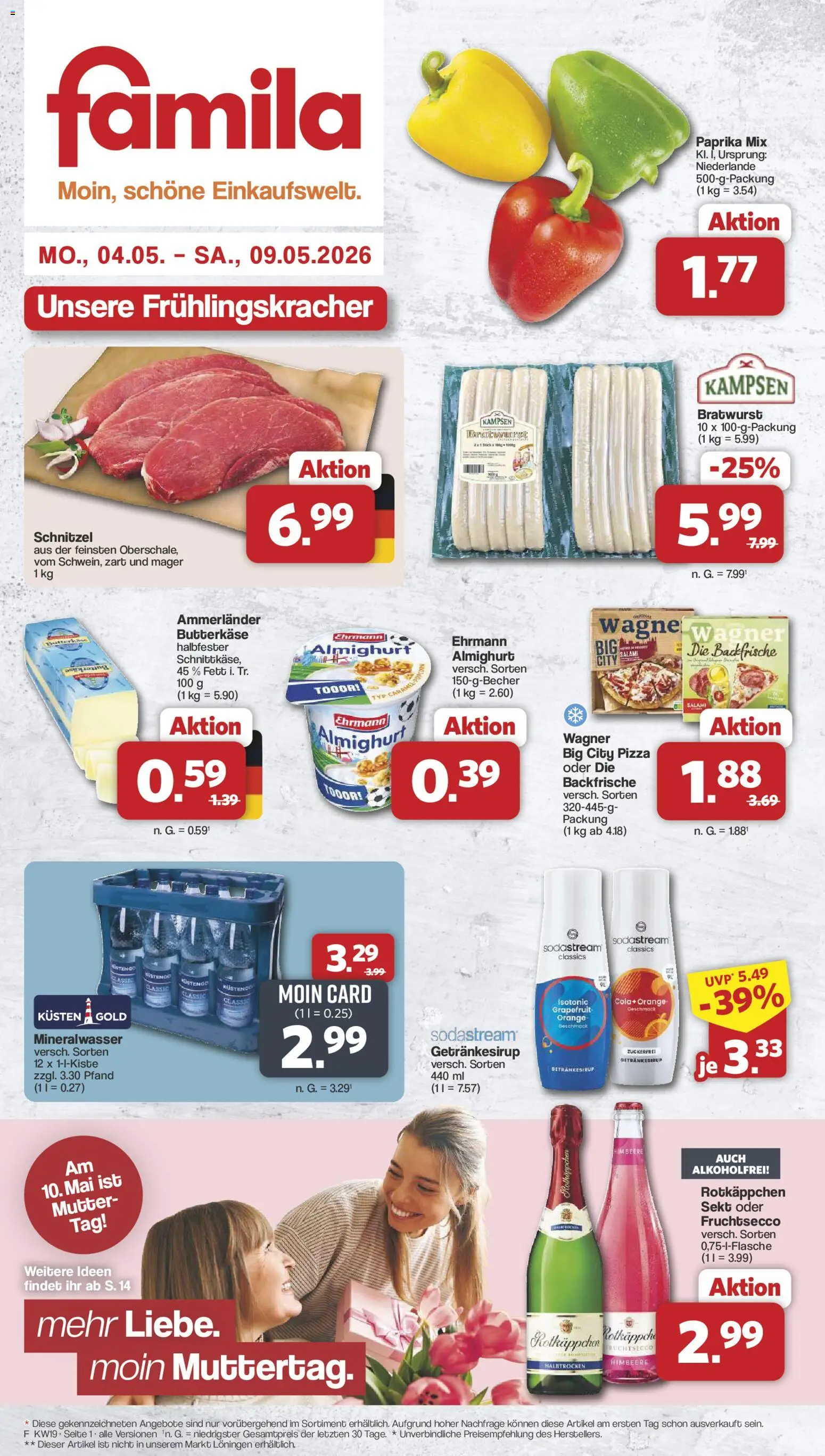Vorschau von dem Prospekt des Geschäftes Famila Nordwest, gültig ab dem 04.05.2026
