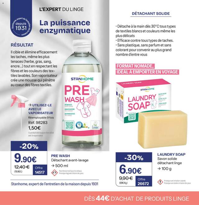 Nouveau catalogue Stanhome à partir du 27/04