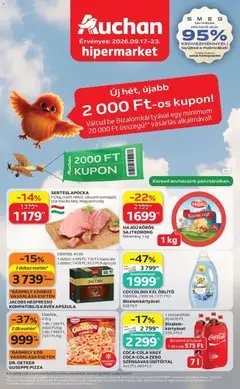 Auchan - Auchan akciós újság Szolnok megtekintése, amely érvényes 2026.09.17.-től