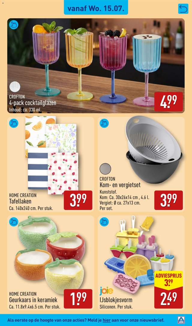 Nieuwe Aldi folder vanaf 13-07