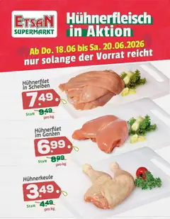Vorschau der Angebote: ETSAN ETSAN Fleisch in Aktion gültig ab 18.06.2026