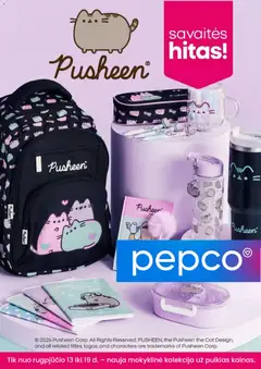 Pepco parduotuvės leidinio Pepco leidinys galiojančio nuo 2026.08.13 peržiūra
