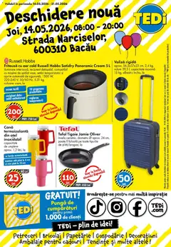 Previzualizarea de cataloage: TEDi TEDi Catalog Bacau valabil de la 14.05.2026