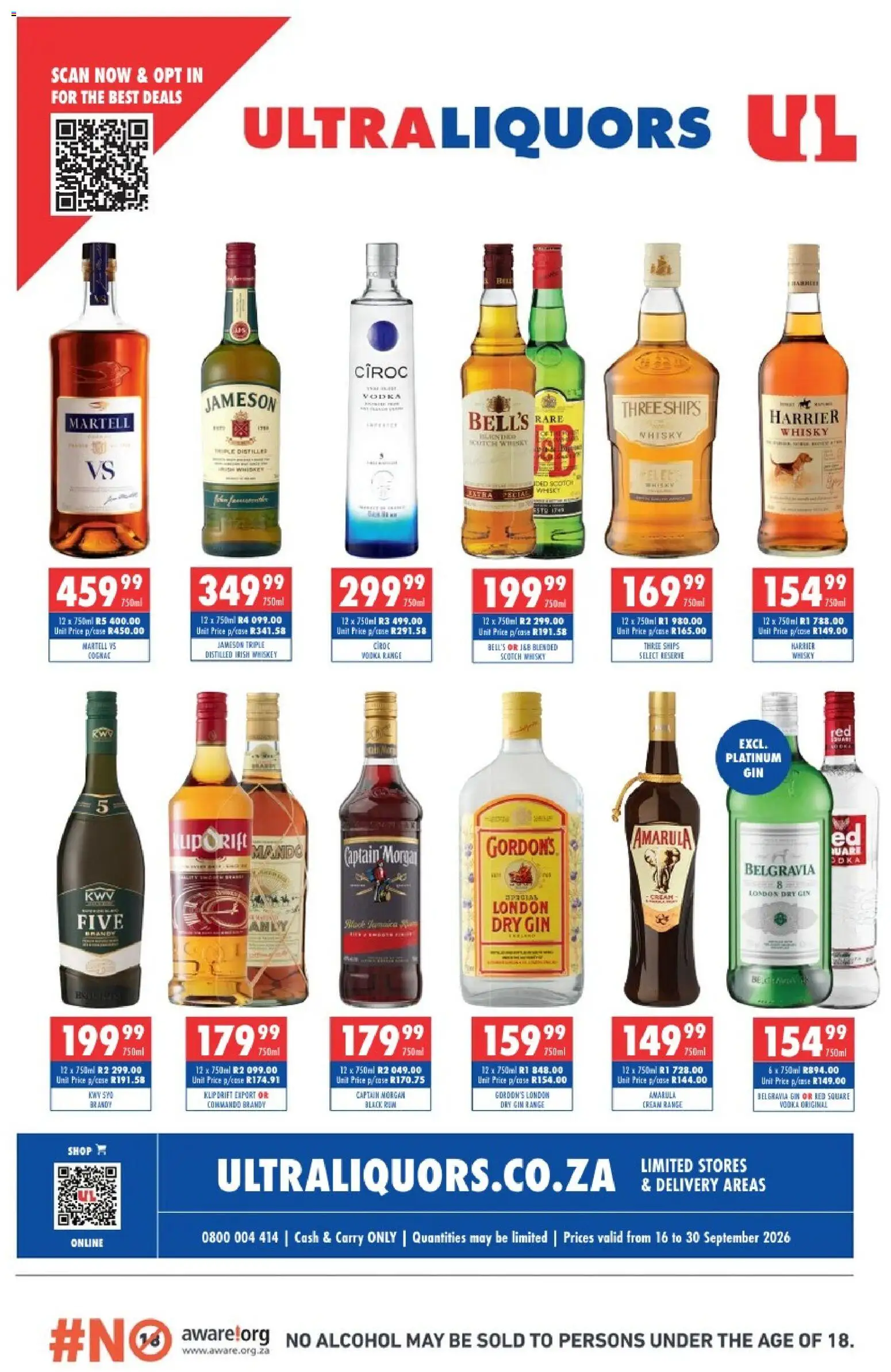 Preview of Ultra Liquors flyer valid from 16/09/2026