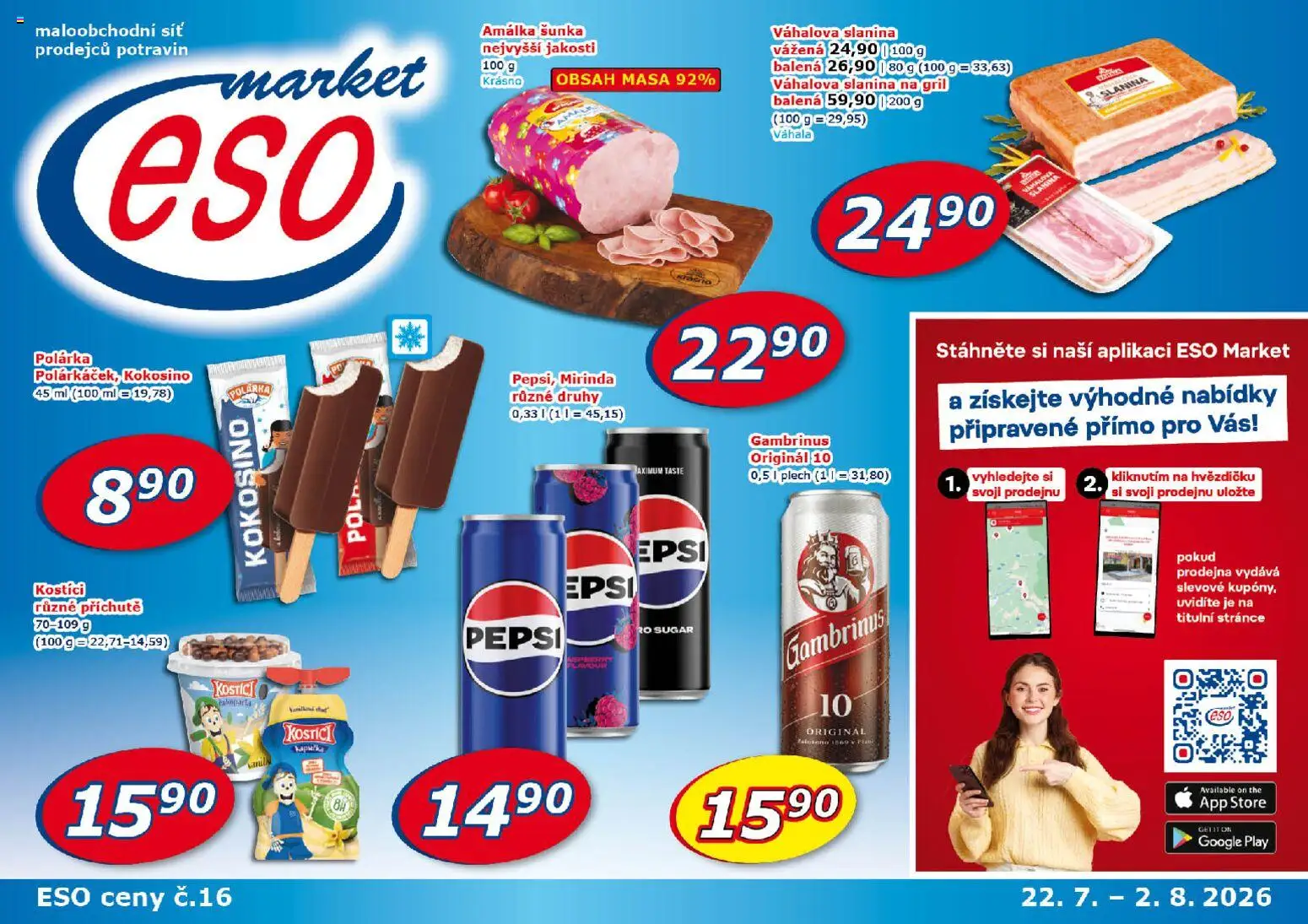 Náhled nabídky: Eso market Eso market leták platný od 22.07.2026