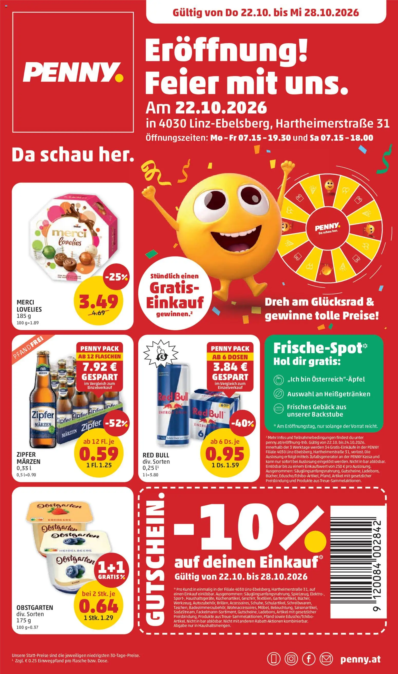 Vorschau der Angebote: Penny Markt Penny Markt Eröffnung gültig ab 22.10.2026 - Gebäck