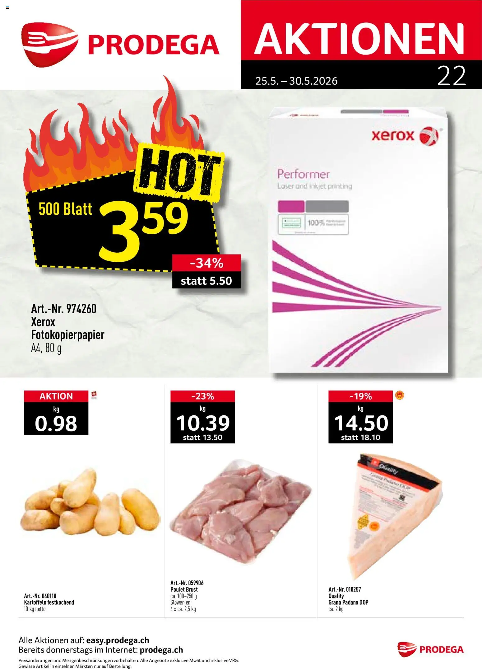 Vorschau des Merkblatts Prodega aktionen vom Shop Prodega gültig von 25.05.2026 bis 30.05.2026