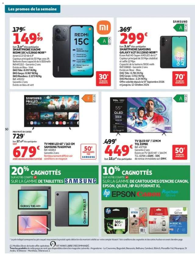 Nouveau catalogue Auchan à partir du 29/09