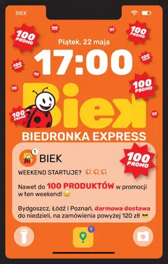 Pogląd gazetki "Biedronka gazetka - Biek" ze sklepu Biedronka ważnej od 22.05.2026