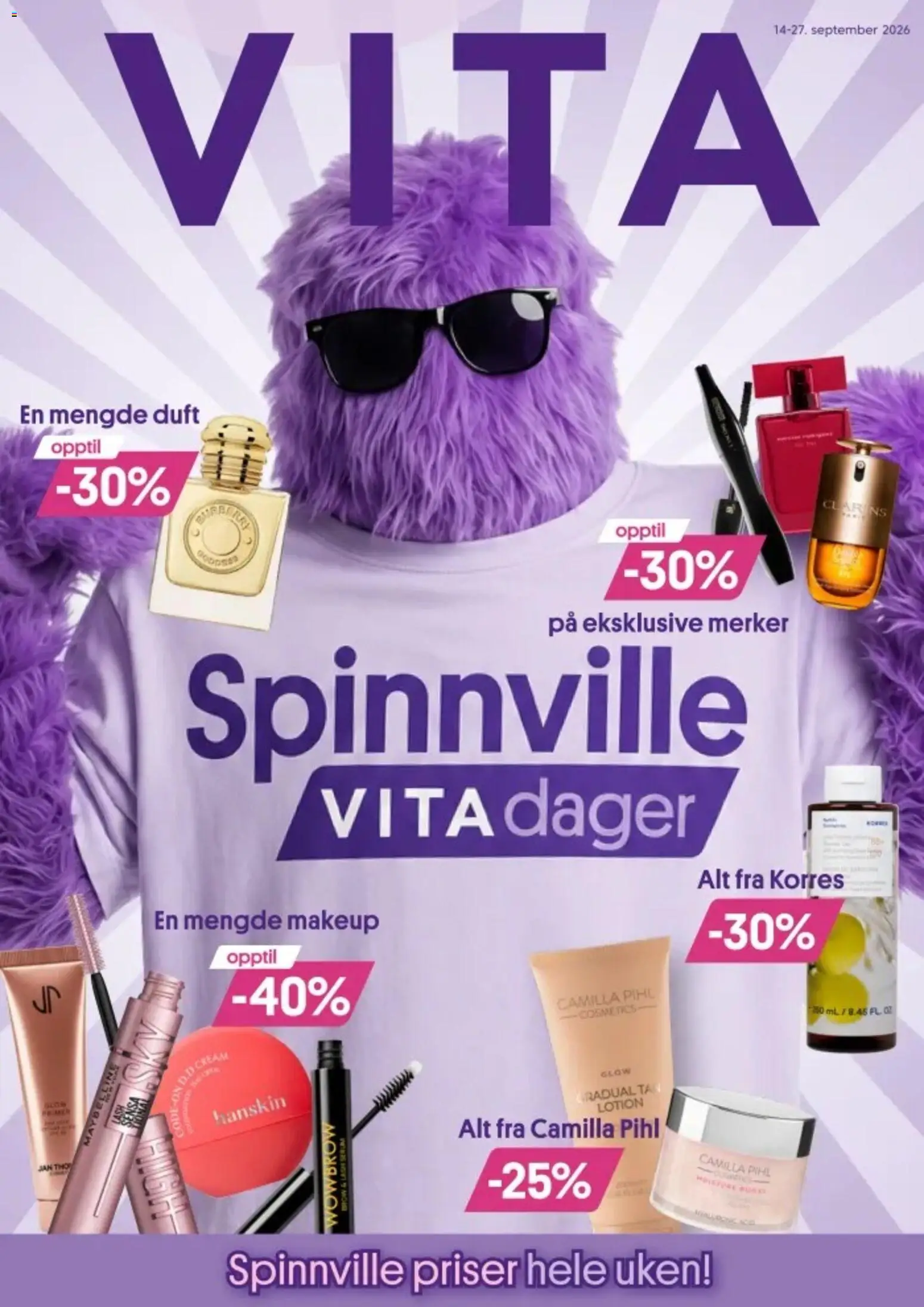 Forhåndsvis Vita kundeavis fra butikk Vita gyldig fra 14/09/2026