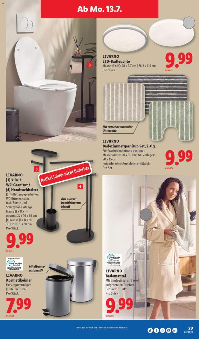 Neue Lidl Aktionen ab 09.07.