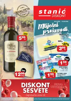 Pregled letka Stanić Diskont Katalog trgovine Stanić Diskont vrijedi od 28.05.2026